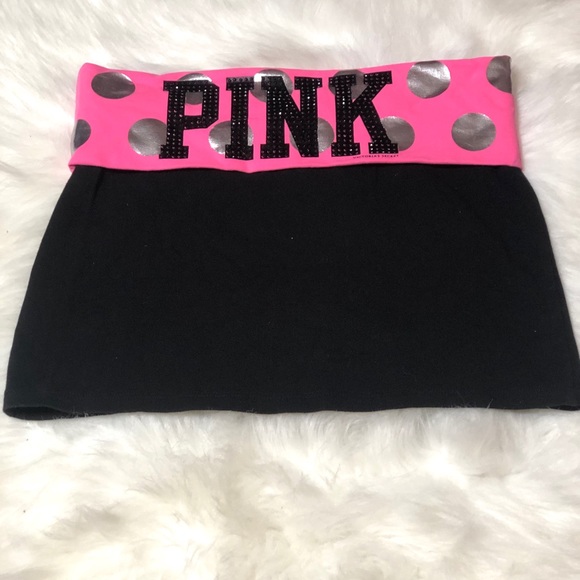 PINK Victoria's Secret Dresses & Skirts - Victoria secret pink rhinestone mini skirt size S